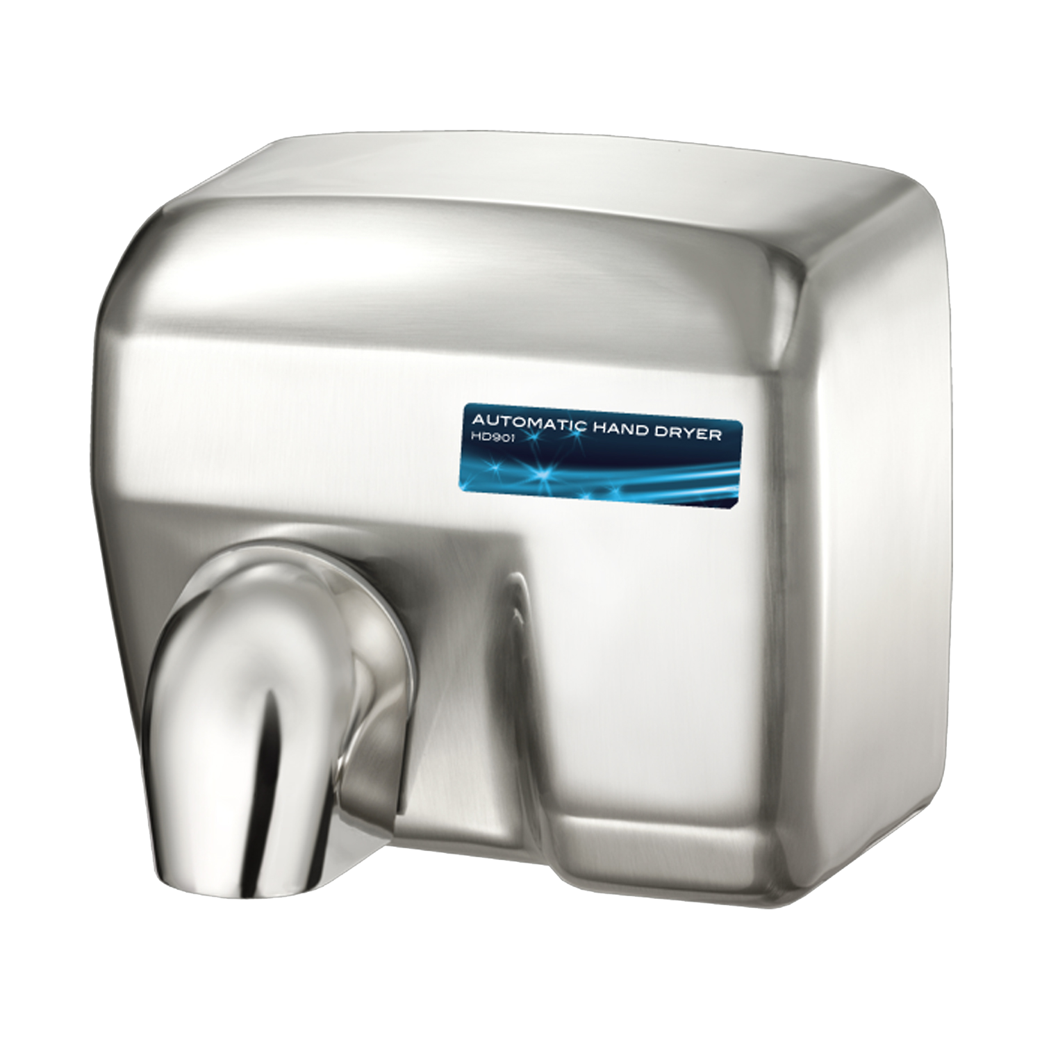 HD0901 Conventional Series Hand Dryer Brushed Chrome